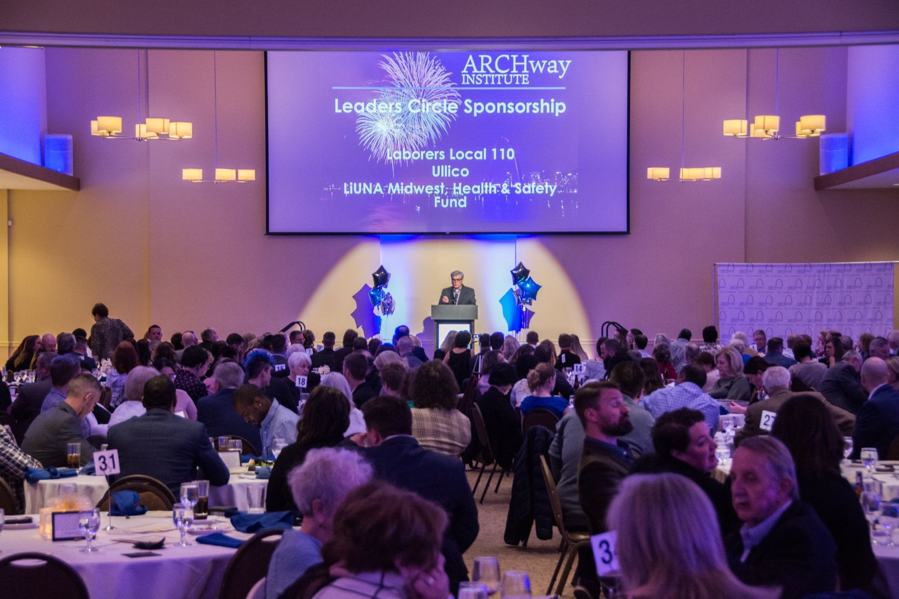 A crowded room at the ARCHway Institute 7th Annual Eperience Hope Gala